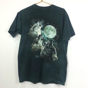 The Mountain Wolves T  with Rhinestones Medium